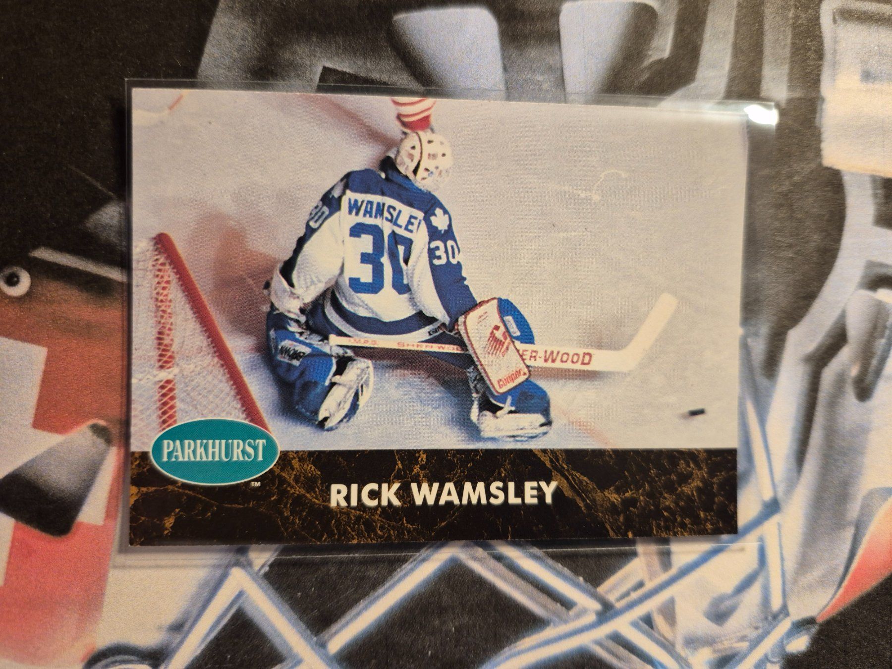 NHL Sammelbilder & Trading cards: NHL Rick Wamsley Toronto Maple Leafs – Gebraucht aus Treiten von Sauber73