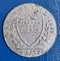 Kanton Waadt 1 Batzen 1828, ab 1 Chf!