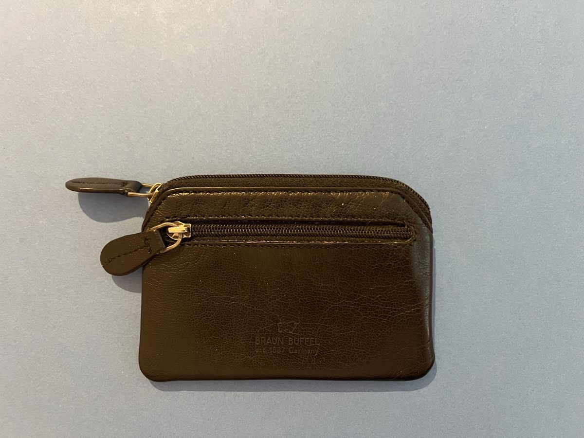 Portafogli: Braun Buffel Leather Wallet in Black – Usato da Zürich venduto da IC2 1
