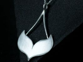 MARELIA Designer-Anhänger aus Silber 925 · matt