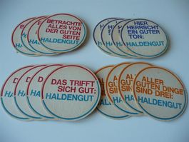 20 Stück  Haldengut Bierdeckel 1965 ca. Winterthur Nostalgie