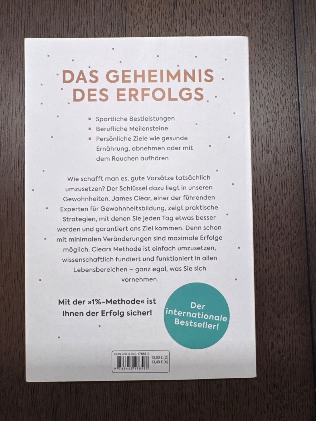 Libri: ATOMIC HABITS - James Clear – Nuovo (secondo la descrizione) da Uster venduto da jniin 1