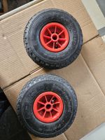 2 Stück Pneu Räder 3.00-4 (260x85) mit Felge, Top Zustand