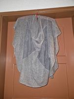Cardigan gilet lungo donna grigio