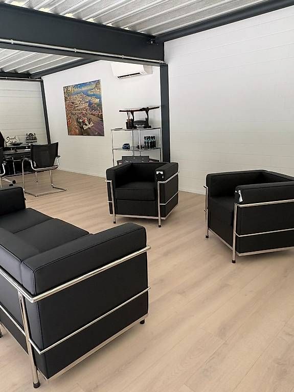 Divani: Sitzgarnitur Set/ 2 Sessel & 3-er Sofa- Echtleder Schwarz – Nuovo e nell'imballaggio originale da Münchenstein venduto da AndreHaus 4
