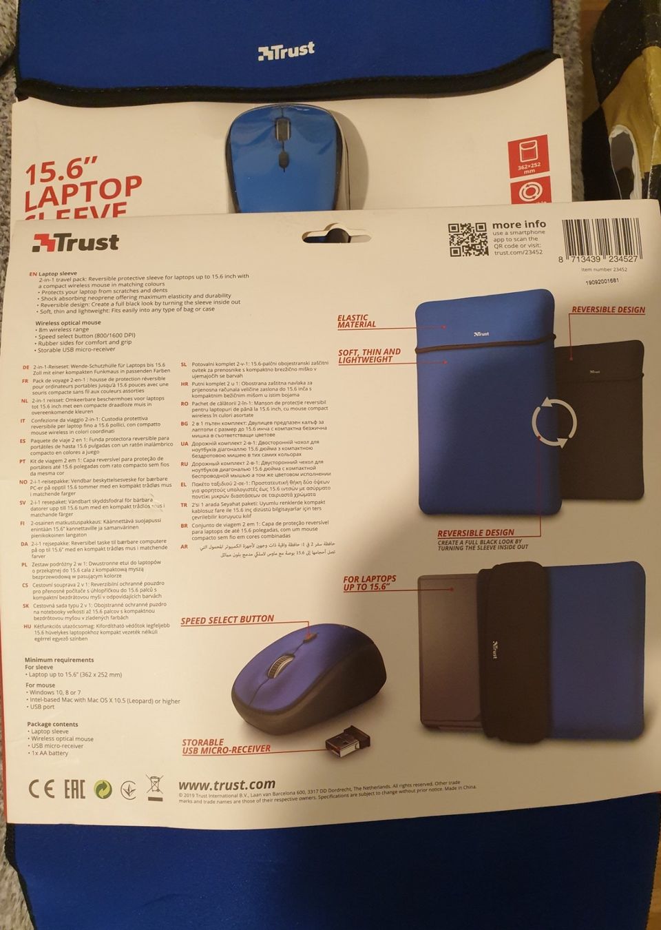 Taschen: Laptop Mappe bis 15.6" mit Wireless Maus – Neu und originalverpackt aus Horw von Arta20000 3