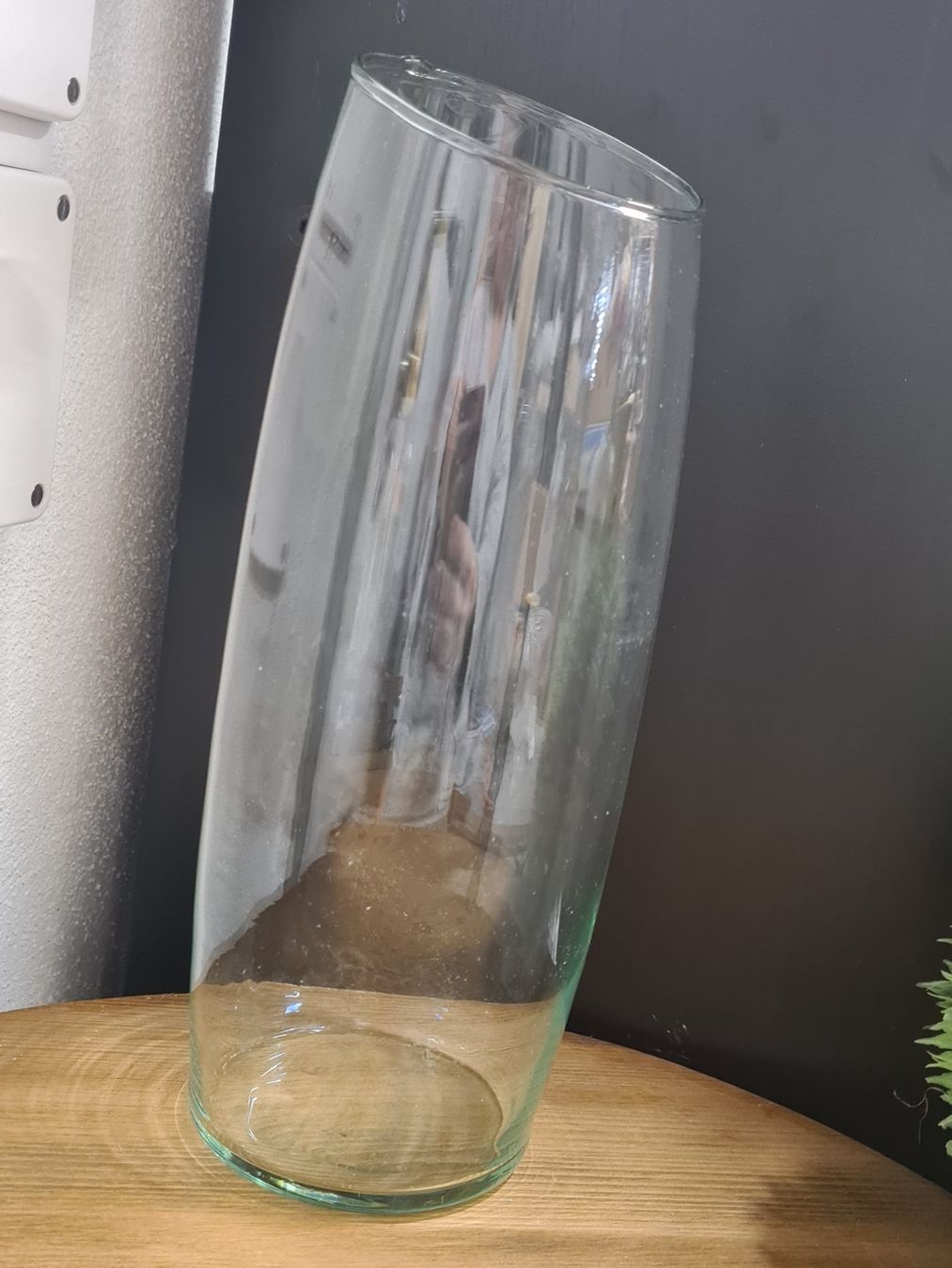 Vasi & Recipienti: Glas Vase 24.5/22.5 cm – Usato da Amriswil venduto da kleindeko 2