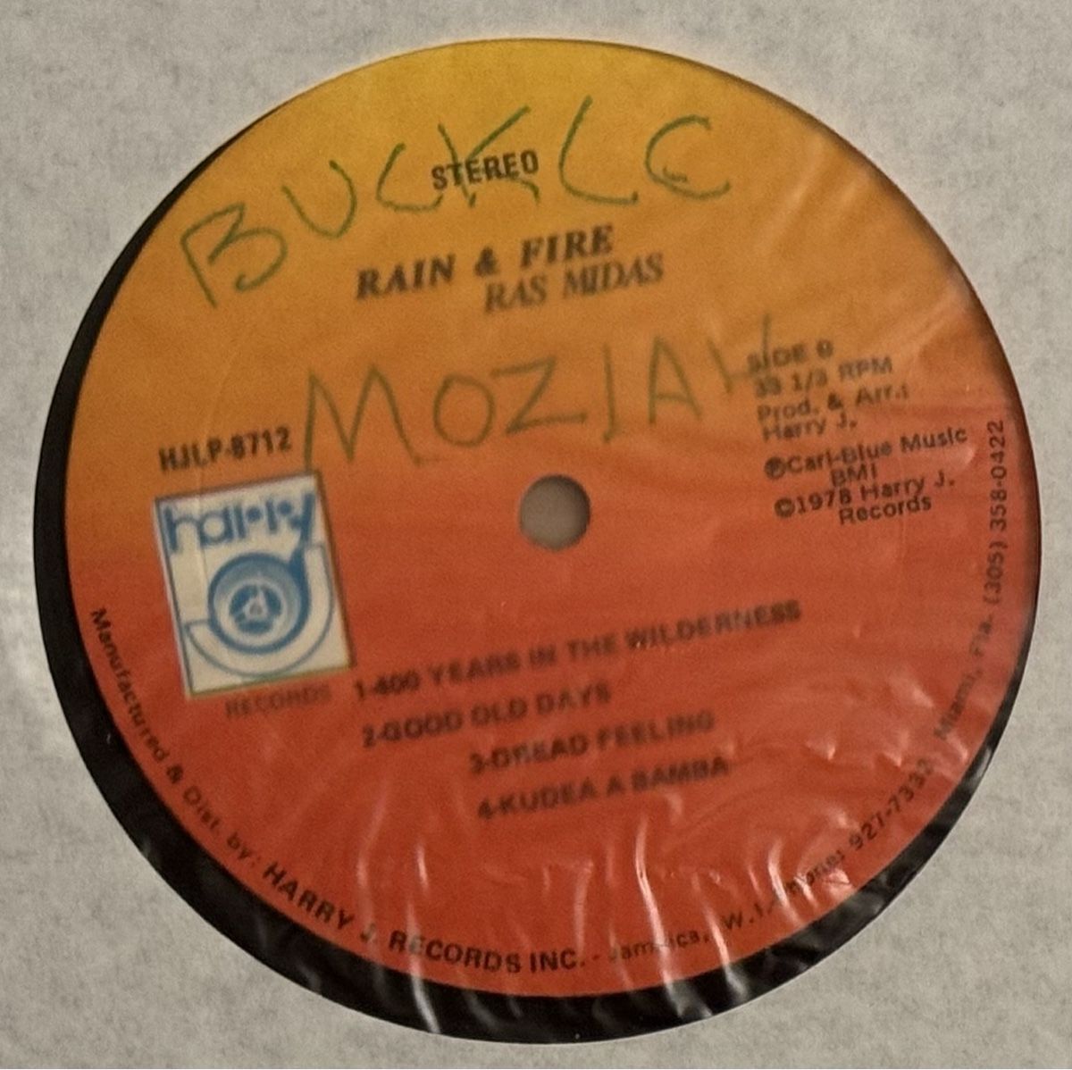 Dischi in vinile: Ras Midas * Rain & Fire (LP) – Usato da Wettswil venduto da osoma99 2