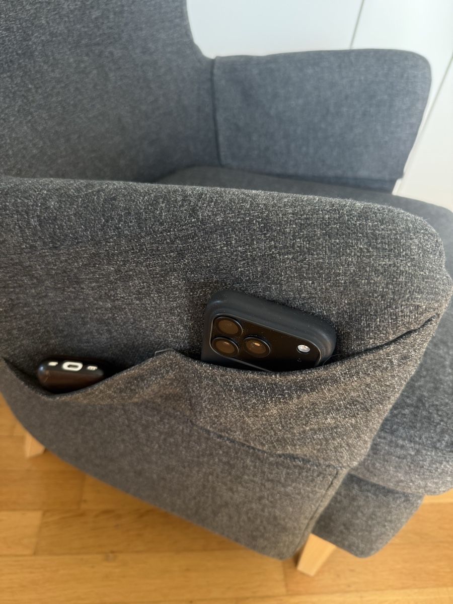 Ikea Fauteuils: Sessel mit Armlehnen - dunkelgrau – D'occasion à Baar par sunnysunday 3