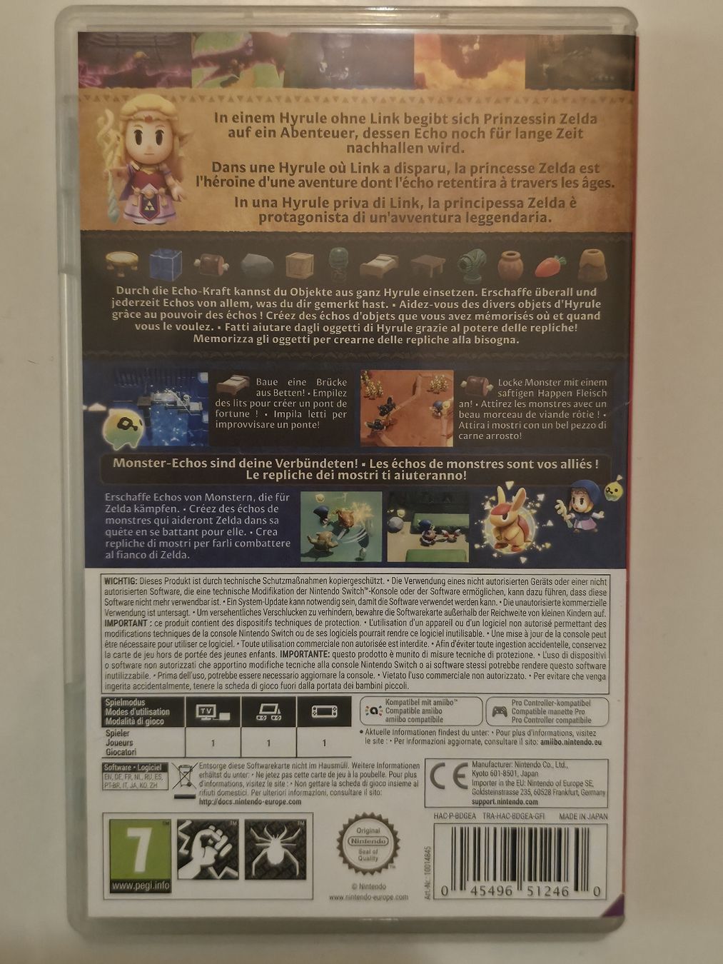 Nintendo Giochi: Zelda Echoes of Wisdom - Nintendo Switch – Usato da Zürich venduto da jabo22 1