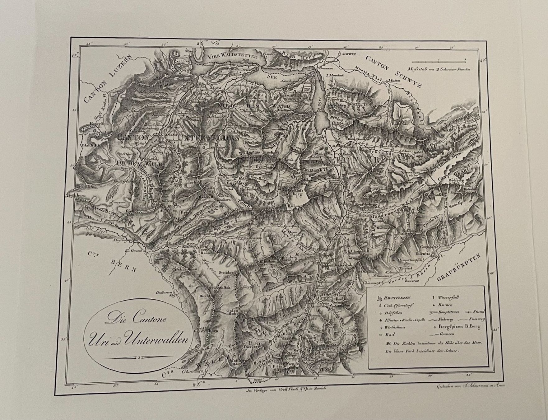Landkarten & Atlanten: Die Karten der schweizerischen Kantone 1805-1822. – Gebraucht aus Bärau von Bluemli21 4