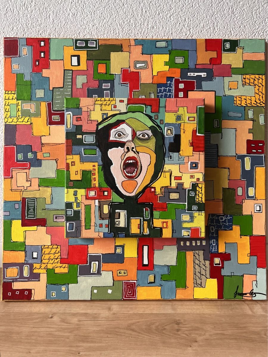 Gemälde: “Appearance” 60x60 cm Bild – Neu und originalverpackt aus Kreuzlingen von eszanza 1