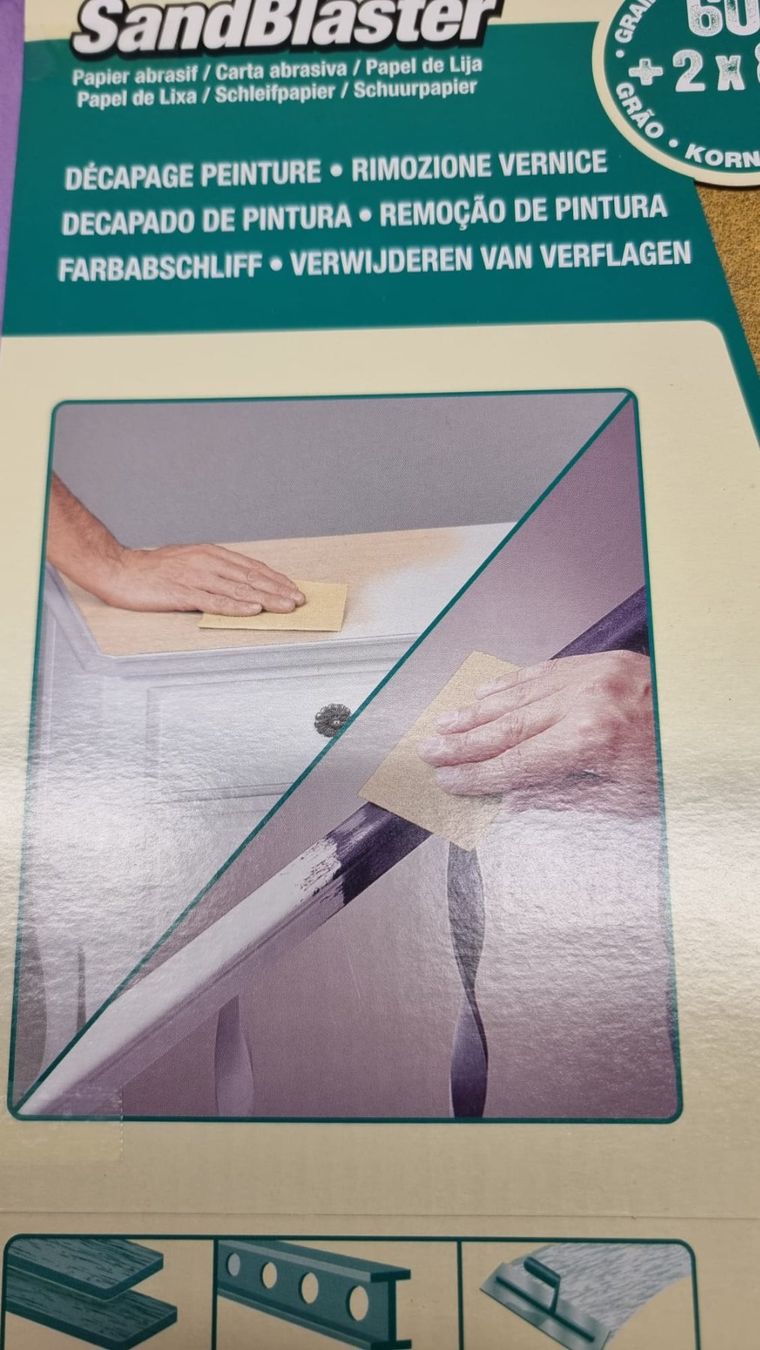 3M Alle Werkzeuge: 3M Sandblaster Schleifpapier 60 + 2 x80 Körnung – Neu und originalverpackt aus Rebstein von James-Dean 3