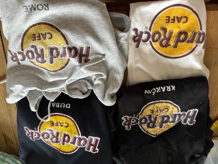 Lot 4 habits Hard Rock café Taille M Mélany