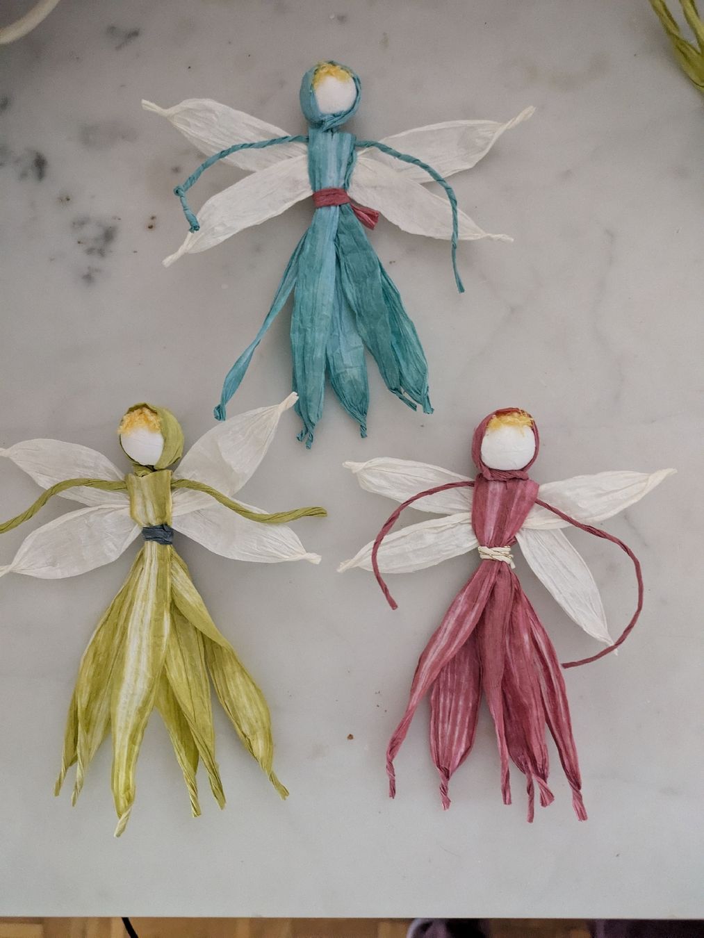 Toutes les décorations: ELFEN AUS PAPIERGARN – Neuf (Voir description) à Biel/Bienne par dasi3