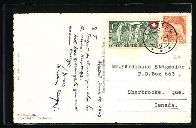Cartoline postali: Liestal, Ortsansicht aus der Vogelschau – Usato da Berlin venduto da bartko-reher 1