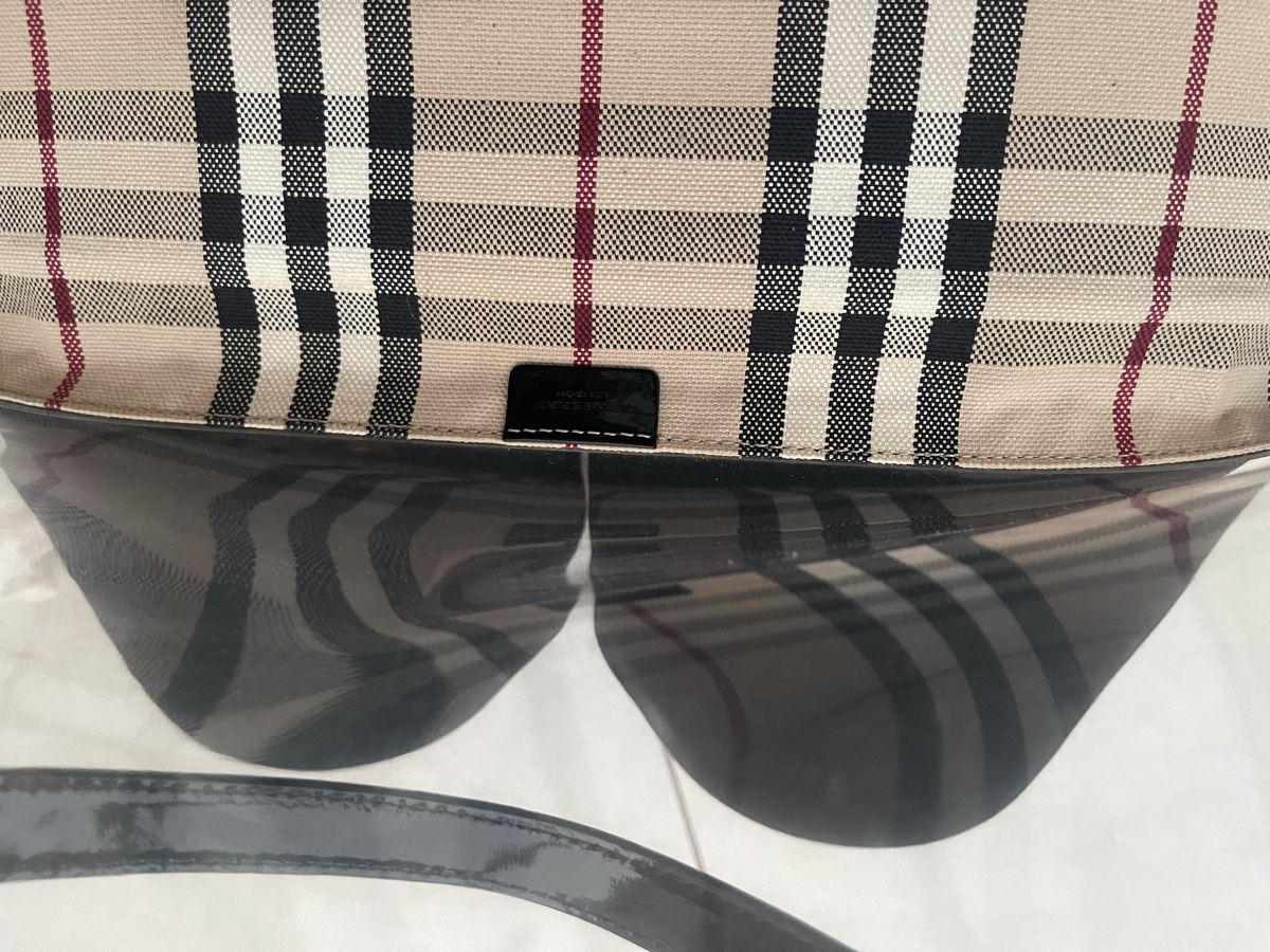 Burberry Borse da donna: Burberry Tasche transparent mit Tartan Innenfutter – Usato da Weisslingen venduto da Spiegelbild0 2