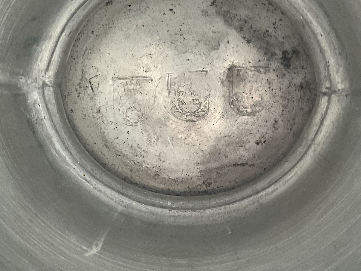 Teekannen: Zinnkanne antik ca. 22cm hoch – Gebraucht aus Basel von Genie2 4