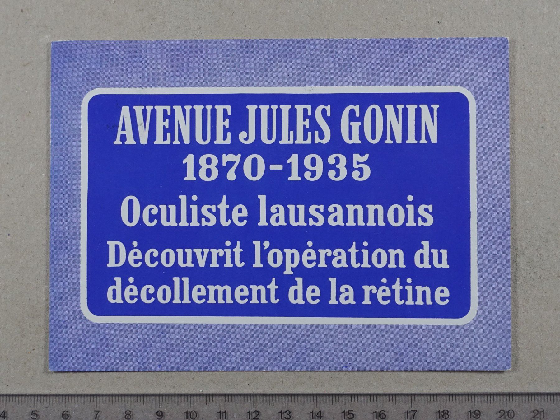 Cartoline postali: Lausanne, "Avenue Jules Gonin" – Usato da Lenzburg venduto da fh1