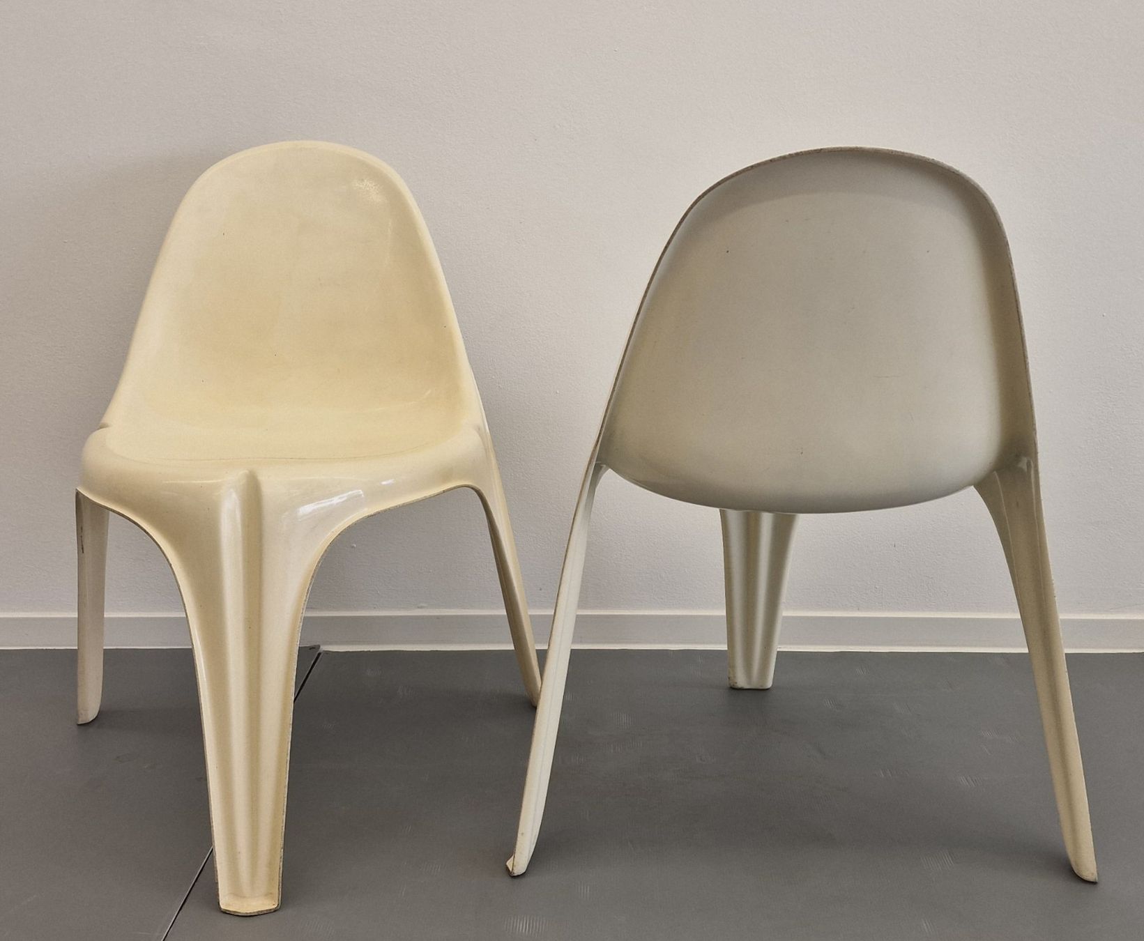 Sedie: Space Age Design, 2x Stuhl, 2x Hocker, Walter Frey, 1968 – Usato da St. Gallen venduto da chambredirecte 6