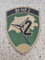 *** Badge Br inf 2 Gold mit klett ***