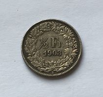 1903 50 Rappen vz+ Patina *RAR*