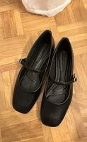 Stradivarius Mary Jane Ballerinas Schwarz – Gr. 36