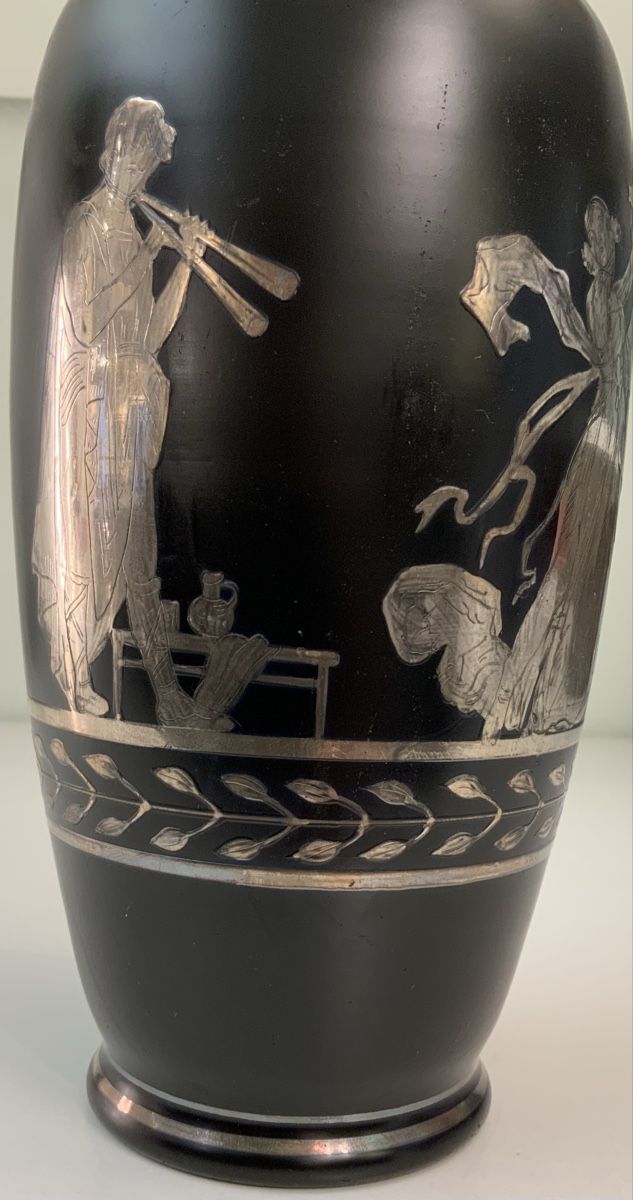Vasi & Recipienti: Vase en verre noir et argent – Usato da rolle venduto da Tontonjulot 4