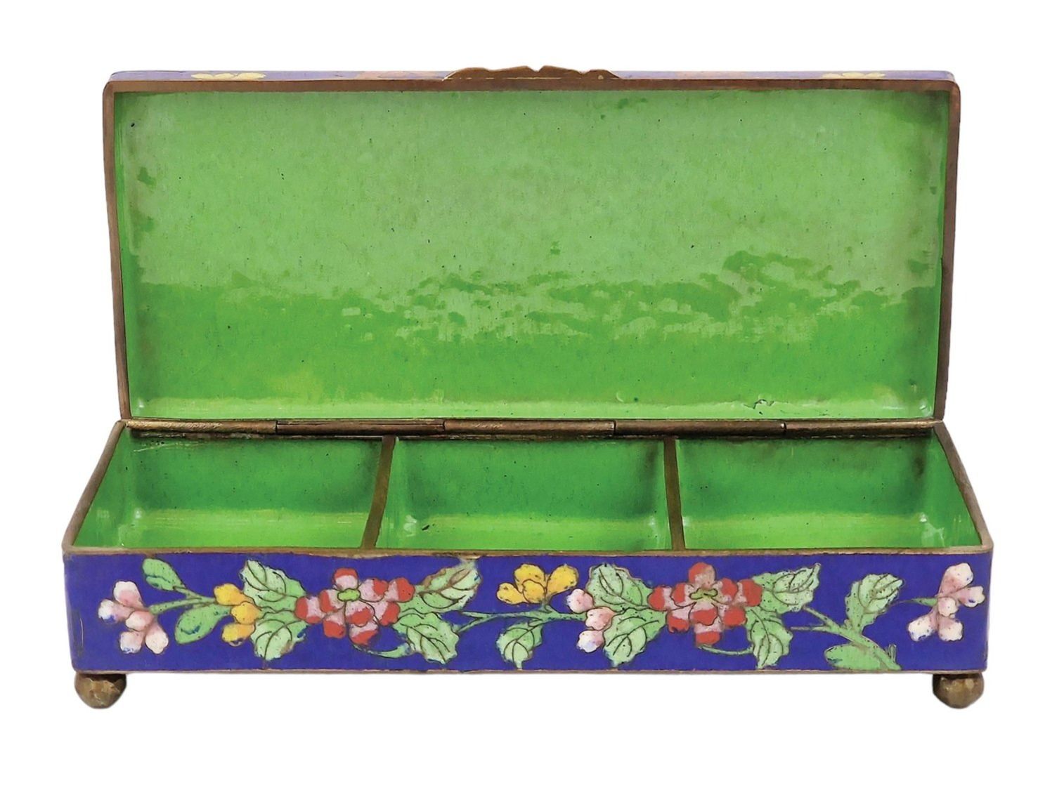 Barattoli: Beautiful Cloisonné Box, China – Usato da Morges venduto da 4WLS 1
