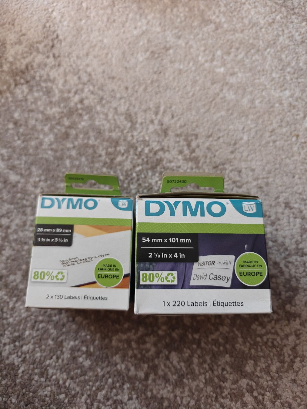 Materiale di riempimento: Original Dymo Drucketiketten – Nuovo (secondo la descrizione) da Rubigen venduto da Berti0531 1
