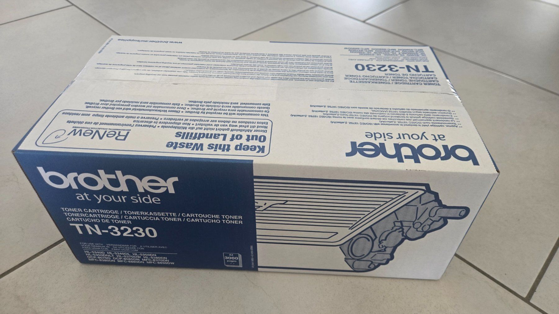 Brother Cartucce per stampanti & toner: Original Brother TN-3230 Toner – Nuovo e nell'imballaggio originale da Ottenbach venduto da Haeberling 1