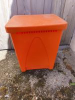 Retro Space Age Wäschekorb Orange Plastik Sweden Perstorp