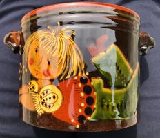 Steffisburg Keramik: pot/ Topf/ vaso