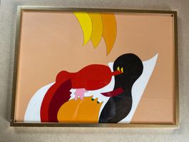 Franz Grossert y Canameras. Peinture originale