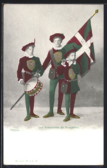 Cartes postales: AK Neuchâtel, Les Armourins – D'occasion à Berlin par bartko-reher