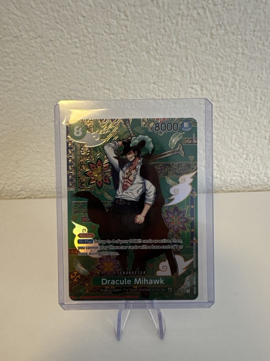Bandai Carte collezionabili: One Piece Card Game Dracule Mihawk OP12-030 – Nuovo (secondo la descrizione) da Wetzikon ZH venduto da regula.mrk
