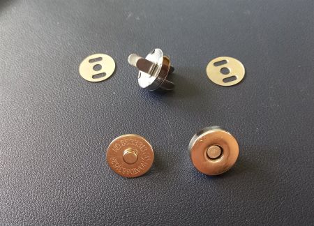 100x Magnetischer Verschluss für Taschen Fermoir magnétique