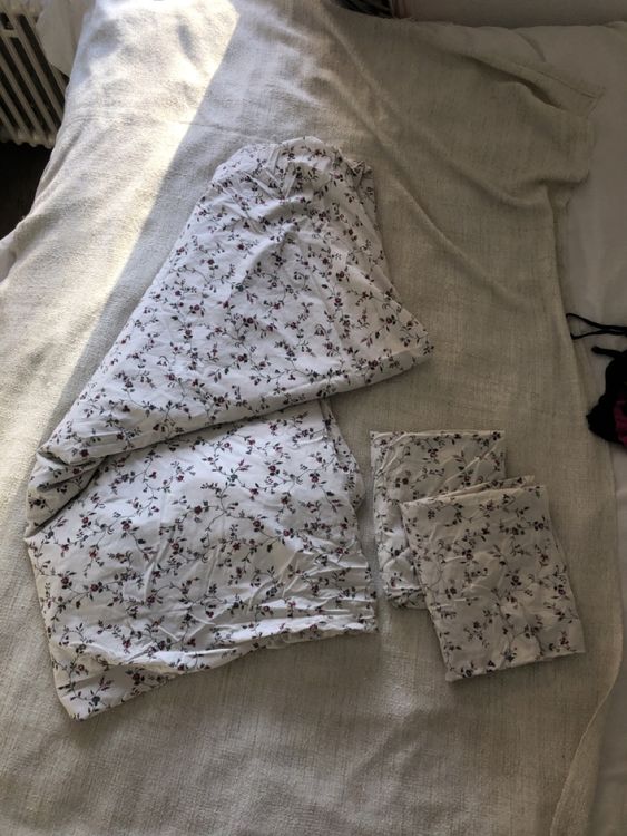 Stilvolle Ikea Bettwãsche Blumen Blau Ebenbild