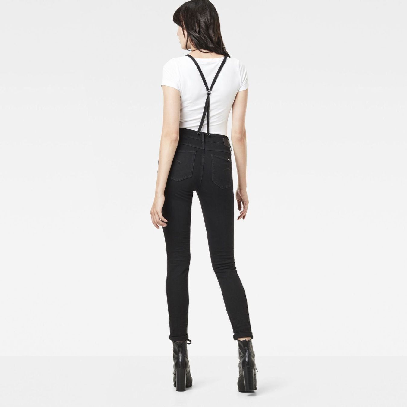 G-Star Pantaloni: G-Star Latzhose Gr. 28 anthrazit/schwarz – Usato da Kreuzlingen venduto da shopaholicatheart_3 2