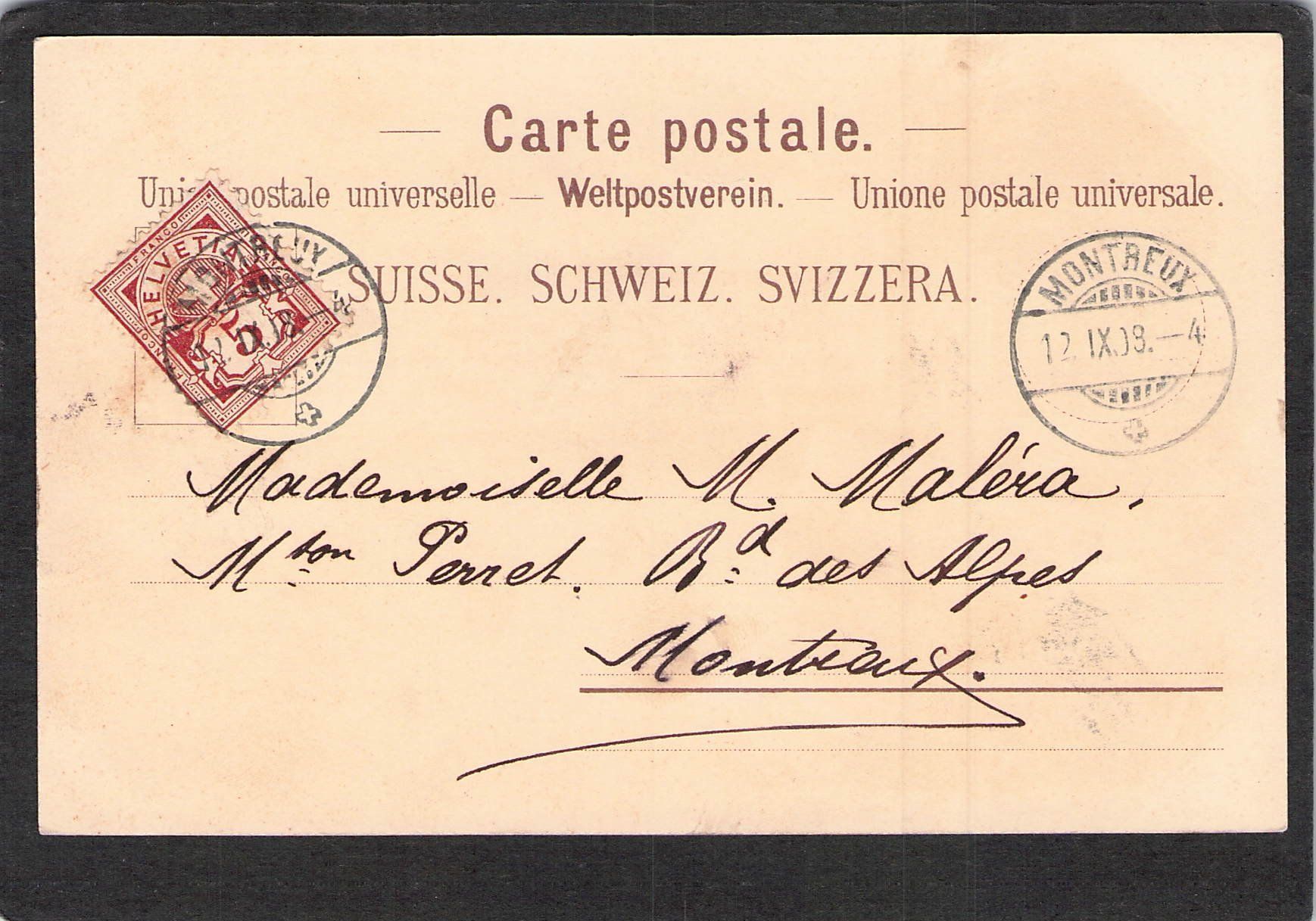 Cartoline postali: ^Lithografie Gruss aus Einsiedeln , gel. 1908 – Usato da Reichenburg venduto da Pipo-67 1