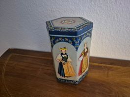 Alte Merkur Kaffee Trachten Blechdose Vintage Reklame Blech