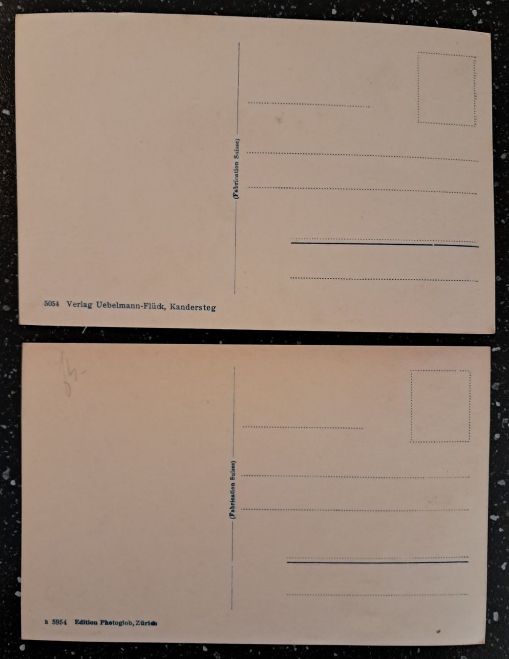Cartoline postali: 2 AK BLüEMLISALP – Usato da Ponto Valentino venduto da giorgia06 1