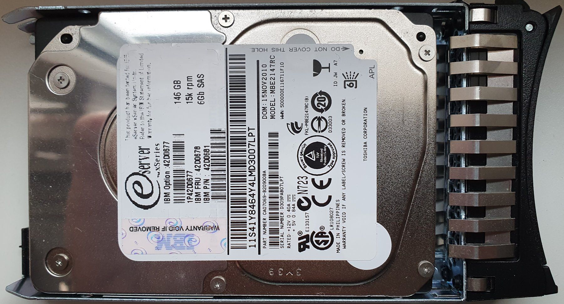 IBM Harddisks: SAS 146GB 15k IBM – Gebraucht aus Möriken AG von Flamingo73 1