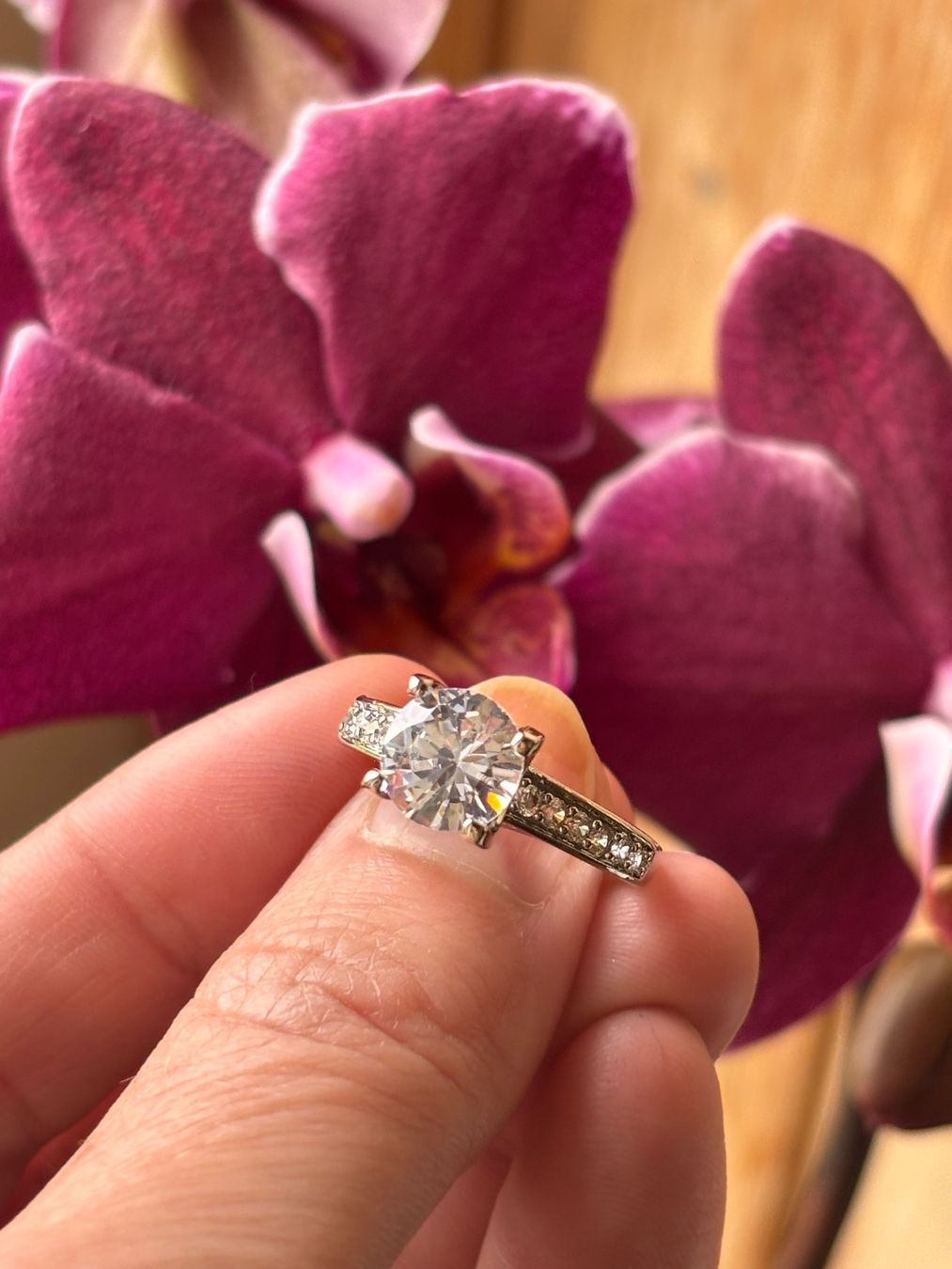 Anelli: Bague cocktail plaquée or zircons – Nuovo (secondo la descrizione) da Lausanne venduto da mel2dreams 2