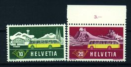 1953, Nr.314–315, Sondermarken Alpenpost, ohne Falz **