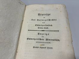 Naturgeschichte Schweiz Gruner 1774