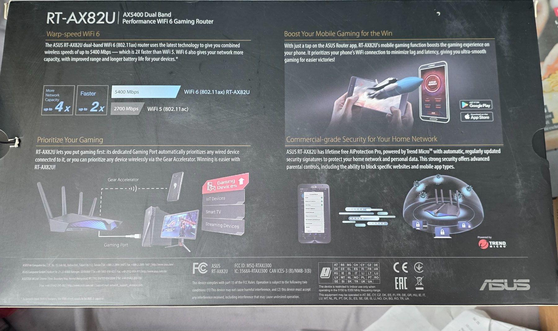 Asus Modems & Router: Asus routeur RT-AX82U- WI-FI 6 – Gebraucht aus Vouvry von ENEtikGaming 1