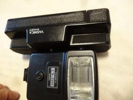 2 SACHEN YASHICA WINDER MIT YASHICA CS-201 BLITZ-BEIDE LÄÜFT