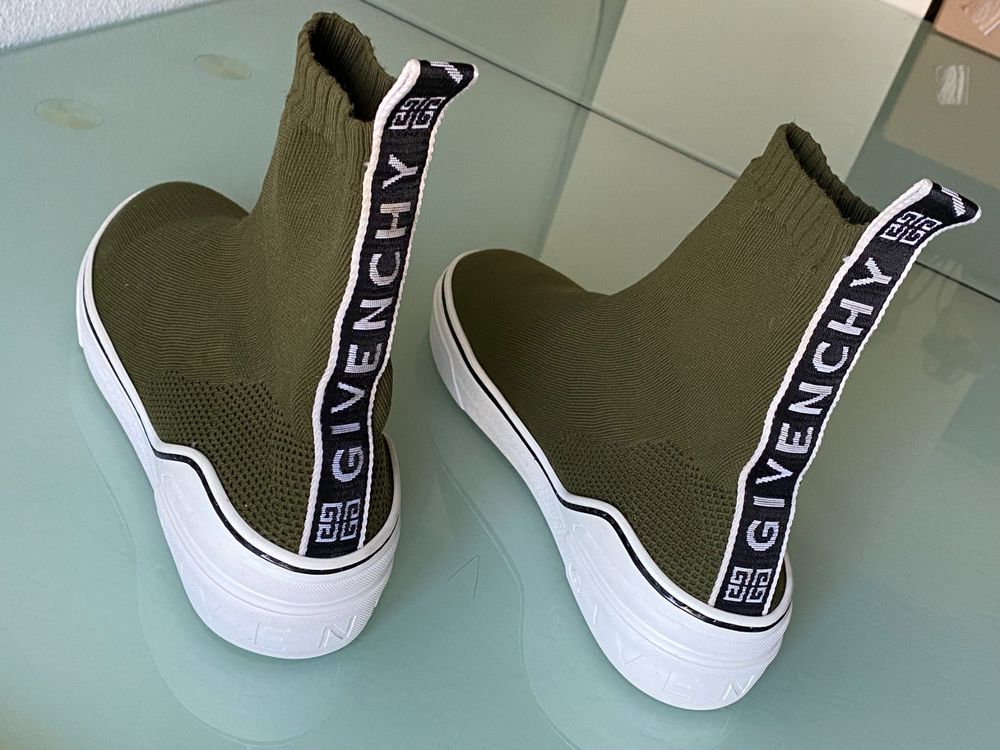 GIVENCHY George V Sock Olive Jacquard Logo High Sneakers 42 Kaufen auf Ricardo
