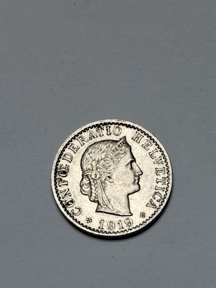 Tutti le monete: Pièce 20 centimes 1919 Confédération Helvétique – Nuovo (secondo la descrizione) da La Tour-de-Trème venduto da Ahamaya